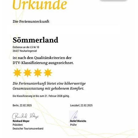 Neu! 4 Sterne Soemmerland